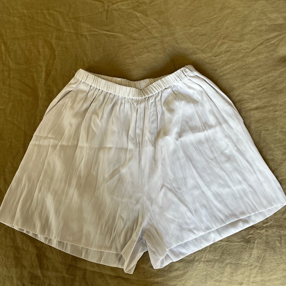 American Vintage White loose Women's Shorts